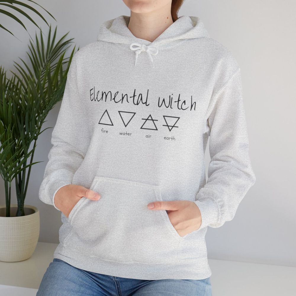 Elemental Witch Hoodie for the Mystical and Spiritual | Unis...